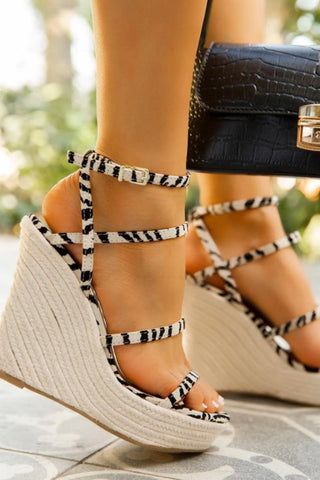 Lift Up My Confidence Ankle Strap Wedge